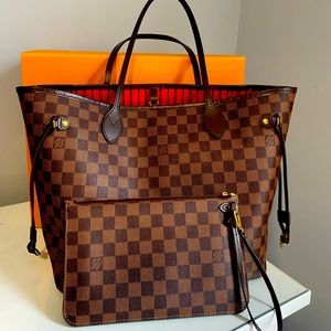 Louis Vuitton Neverfull MM Damiere Ebene Cherry